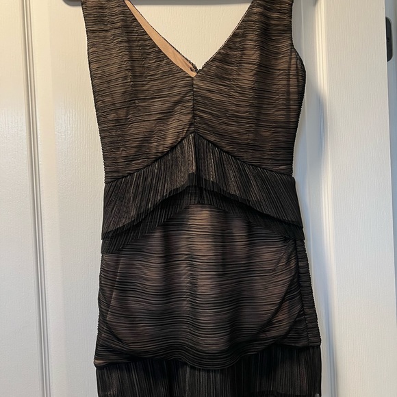 ✨BCBG Black/ Shear Mini Dress Size Small - Picture 6 of 12